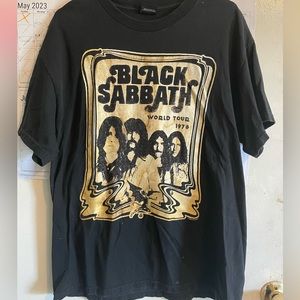 Black Sabbath T shirt Size L